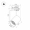 Корпус SP-POLO-TRACK-4TR-TURN-R85 (WH, 1-3, 350mA) (Arlight, IP20 Металл, 3 года) 024231 - фото 116323