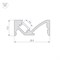 Профиль SL-BEVEL-W21-2000 ANOD (Arlight, Алюминий) 043687 - фото 118221