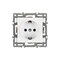 Механизм электрической розетки SCT-MEU1-PL-WH (250V, 16A) (Arlight, -) 043730 - фото 118347