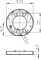 Держатель модулей DMC, DMS 19*19 35мм - материал PBT, м3, для PC-Pad for Luga-C d=32,5mm  Vossloh-Schwabe 559165.01 - фото 11914