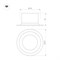 Светильник MS-DROP-BUILT-R137-24W Day4000 (WH, 90 deg, 230V) (Arlight, IP54 Металл, 5 лет) 040341 - фото 119687