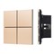 INTELLIGENT ARLIGHT Кнопочная панель KNX-304-23-IN Champagne (BUS, Frameless) (IARL, IP20 Металл, 2 года) 039665 - фото 119831