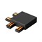 Коннектор угловой MAG-VIBE-CON-L90-POWER (BK) (Arlight, IP20 Металл, 5 лет) 044184 - фото 123214