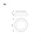 Вставка SP-POLO-R65 (GD, 3-3) (Arlight, Металл) 024245 - фото 127662