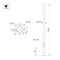 Опора фланцевая OXOR-OK1-D108-L4000 (BK) (Arlight, Сталь) 050845 - фото 128114