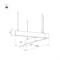 Светильник ALT-LINEAIR-ANGLE-60-FLAT-UPDOWN-DIM-1290x1115-85W Warm3000 (BK, 100 deg, 230V) (Arlight, IP20 Металл, 3 года) 040637 - фото 129402
