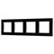 Рамка стеклянная FRM-GLARE-GS-4-BK (Arlight, -) 043803 - фото 130995