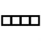 Рамка стеклянная FRM-GLARE-GS-4-BK (Arlight, -) 043803 - фото 130998