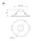 Светильник MS-BLIZZARD-BUILT-R165-16W Warm3000 (WH, 100 deg, 230V) (Arlight, IP20 Металл, 3 года) 036576 - фото 131875