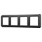 Рамка пластиковая FRM-VERSA-PL-4-BK (Arlight, -) 045188 - фото 132696