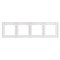 Рамка стеклянная FRM-GLARE-GS-4-WH (Arlight, -) 043802 - фото 133525