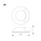 Накладка ART-DECK-CAP-LID1-R65 (SL, STEEL) (Arlight, Металл) 045349 - фото 137537