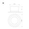 Светильник MS-DROP-BUILT-R158-30W Warm3000 (WH, 90 deg, 230V) (Arlight, IP54 Металл, 5 лет) 041464 - фото 138323