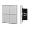 INTELLIGENT ARLIGHT Кнопочная панель KNX-304-23-IN Silver (BUS, Frame) (IARL, IP20 Металл, 2 года) 039666 - фото 138491