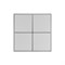 INTELLIGENT ARLIGHT Кнопочная панель KNX-304-23-IN Silver (BUS, Frame) (IARL, IP20 Металл, 2 года) 039666 - фото 138493