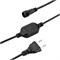 Шнур питания ARD-ICICLE-CLASSIC-1.5M Black (230V, 1.6A) (Ardecoled, -) 044774 - фото 138628