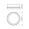 Вставка SP-POLO-R85 (GD, 3-3) (Arlight, Металл) 020882 - фото 139471