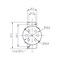 Флэш-модуль SOLEX-DMX-D40-6LED-24V RGB с держателем (Arlight, Герметичный) 027985 - фото 140450