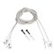 Подвес токопроводящий ARL-SL-LINE 2x2m Set WHITE (Arlight, провод 2x0.5) 046133 - фото 140808