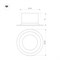 Светильник MS-DROP-BUILT-R158-30W Warm3000 (BK, 90 deg, 230V) (Arlight, IP54 Металл, 5 лет) 041497 - фото 143283