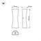 Светильник LGD-Wall-Tub-J2B-12W Warm White (Arlight, IP54 Металл, 3 года) 021934 - фото 143555