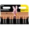 Батарейки Duracell Basic LR06 АА пальчиковые 8BL (блистер 8шт) 5000394159990 - фото 143749