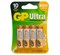 Батарейки GP Ultra Alkaline GP15AU-2CR4 LR6 АА BL4 (блистер 4 шт) 12620Б - фото 143942