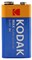 Батарейки Kodak Max 6LR61 9V Крона BL1 (блистер 1шт) 12203Б - фото 144972
