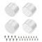 Заглушка WPH-FLEX-D22-360deg WHITE ALU глухая (Arlight, Металл) 049939 - фото 150856