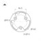 Светильник LGD-FRESNEL-BOLL-H800-20W Warm3500-MIX (GR, 290 deg, 230V) (Arlight, IP65 Металл, 5 лет) 045539 - фото 151845