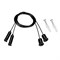 Подвес ARL-S-2x2m Set BLACK (Pad 9x2mm) (Arlight, Металл) 042735 - фото 152378