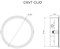 CSVT CLIO 22 240х64 CRI80 3000 milky IP65 белый круг ЦБ-00006059 - фото 158495