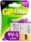 Алкалиновая батарейка GP Extra Alkaline 9V Крона - 1 шт. на блистере GP 1604AXNEW-5CR1_10/200 13145 - фото 163561