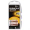 Батарейки для слуховых аппаратов DURACELL HEARING AID 312 1.45V (упак 6 шт) 5005480 - фото 168137