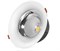КОРПУС, стекло отдлельно DL-LED SM-D2008-20W 45гр. d=147мм  (врезное-130мм) h=80mm  +  стекло 2000000326962 - фото 17118