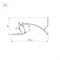 Профиль с экраном ALM-ARC-SIDE-2000 ANOD+FROST (Arlight, Алюминий) 029851-1 - фото 171327