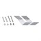 Держатель S2-LINIA55-F Set (Arlight, Металл) 021191-1 - фото 171595
