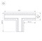 Тройник SL-LINIA45-FANTOM (Arlight, Металл) 030107-1 - фото 172151