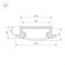 Профиль с экраном ALU-WIDE-F-H8-2000 ANOD+FROST (Arlight, Алюминий) 014860-1 - фото 172839