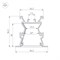 Профиль с экраном ALU-WIDE-FL-H35-2000 ANOD+FROST (Arlight, Алюминий) 027887-1 - фото 172849