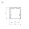 Профиль с экраном ALU-POWER-W35S-2000 ANOD+FROST (Arlight, Алюминий) 015949-1 - фото 172864