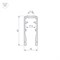 Профиль ALU-HANDRAIL-2000 FOR GLASS 17.5 (Arlight, Алюминий) 015477-1 - фото 172904