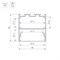 Профиль LINE-M-5050-2500 BLACK (Arlight, Алюминий) 057532 - фото 173028