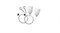 Светильник UNI-Z-2000*R white Комплект подвесов к  ам (Халла) L0013142 - фото 17766