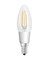 Лампа PARATHOM PRO DIM CL B  FIL 40  4,5W/827 230V CL     E14   470lm   - свеча прозр FILLED OSRAM 4058075816992 - фото 17822