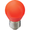 Светодиодная лампа Ecola globe LED color 5,0W G45 220V E27 шар Красный матовая колба 77x45 K7CR50ELB - фото 20922