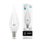 Лампа Gauss Elementary Свеча на ветру 6W 450lm 4100K Е14 LED 1/10/50 34126 - фото 26468