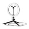 Светильник Gauss кольцевой 14W 700lm 3000-6500K 5V USB IP20 260*23мм черный дим пульт LED 1/20 RL002 - фото 26653