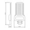 Светильник уличный "  Gauss Qplus 120W 14400lm 5000K 120-260V IP65 535*260*64мм черный КСС ""Ш"" LED 1/2" 629535320 - фото 38362