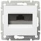 Розетка RJ45 Cat.5e одиночная UTP, белый VLN 774230 - фото 38741